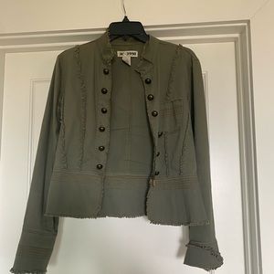 Khaki green AC-3998 cargo jacket